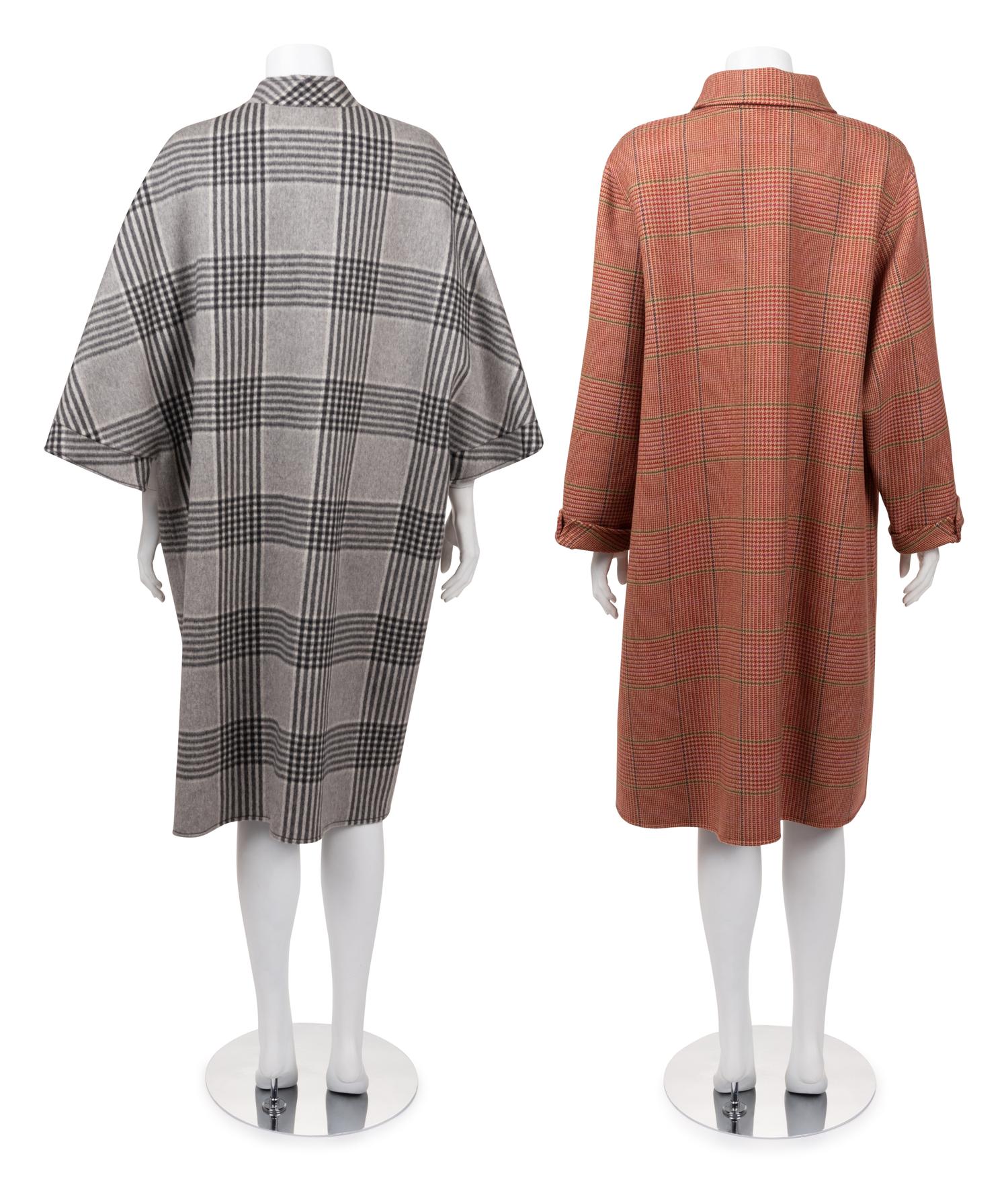 Two Oscar de la Renta Coats, 1980-90s