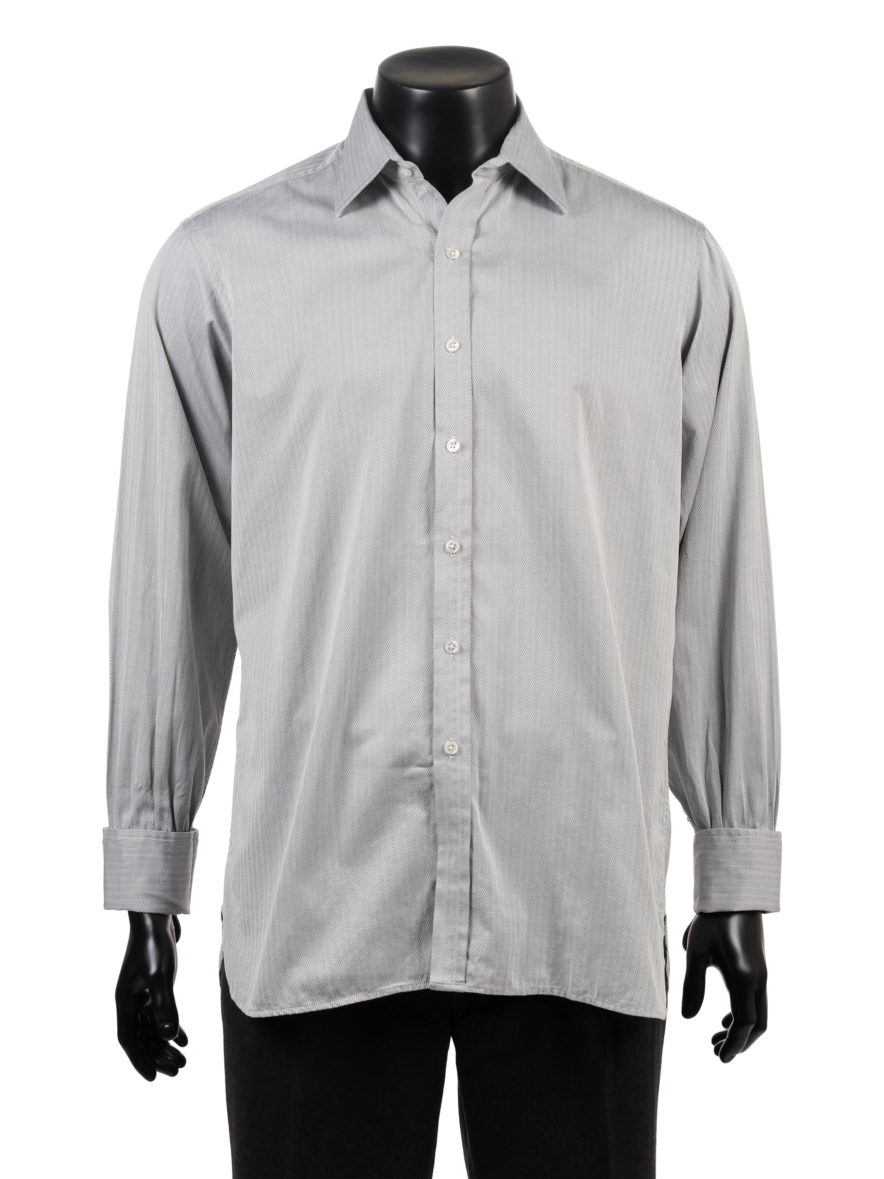 Group of Vintage Men's Designer Shirts, 1980-2000s: Turnbull & Asser, Brioni, Miyake, Missoni & Dior