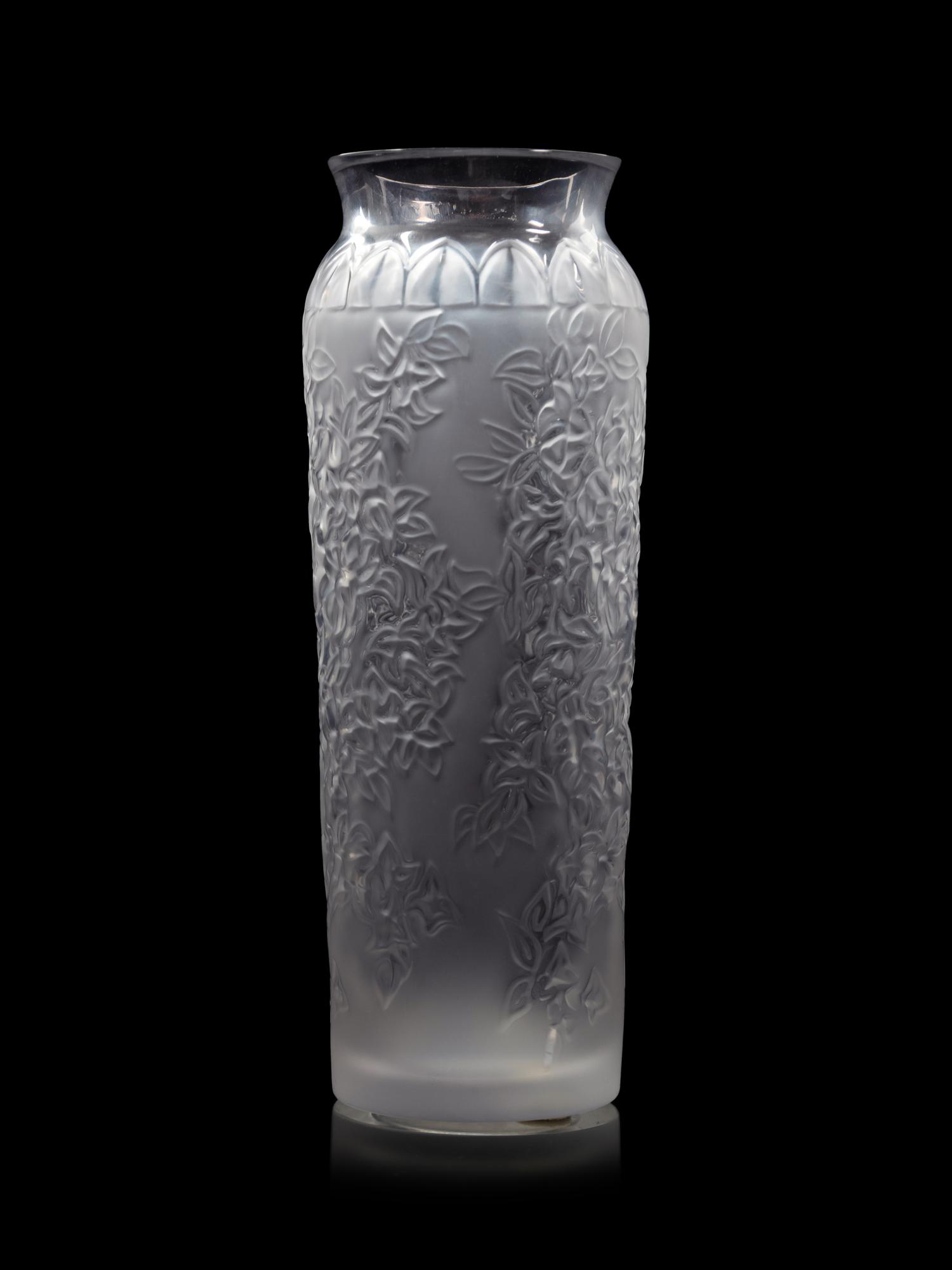 A Lalique Bougainvillier Vase