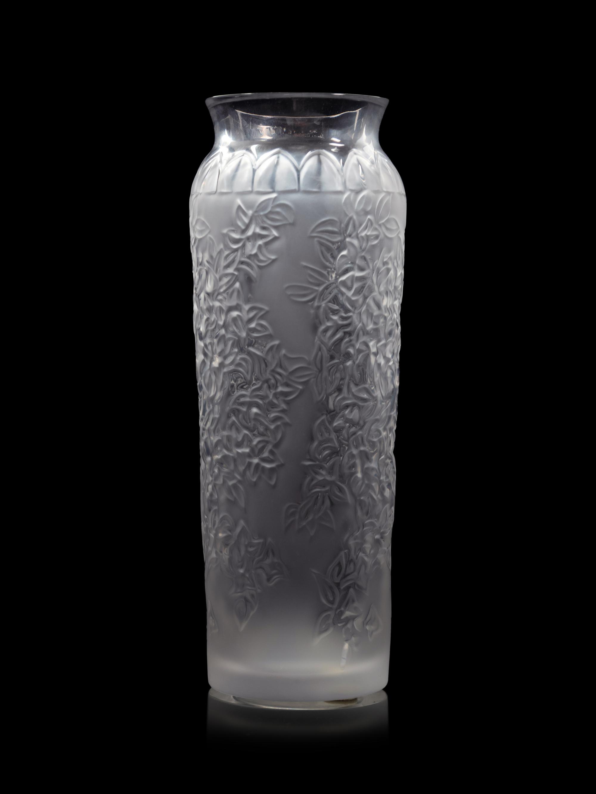 A Lalique Bougainvillier Vase