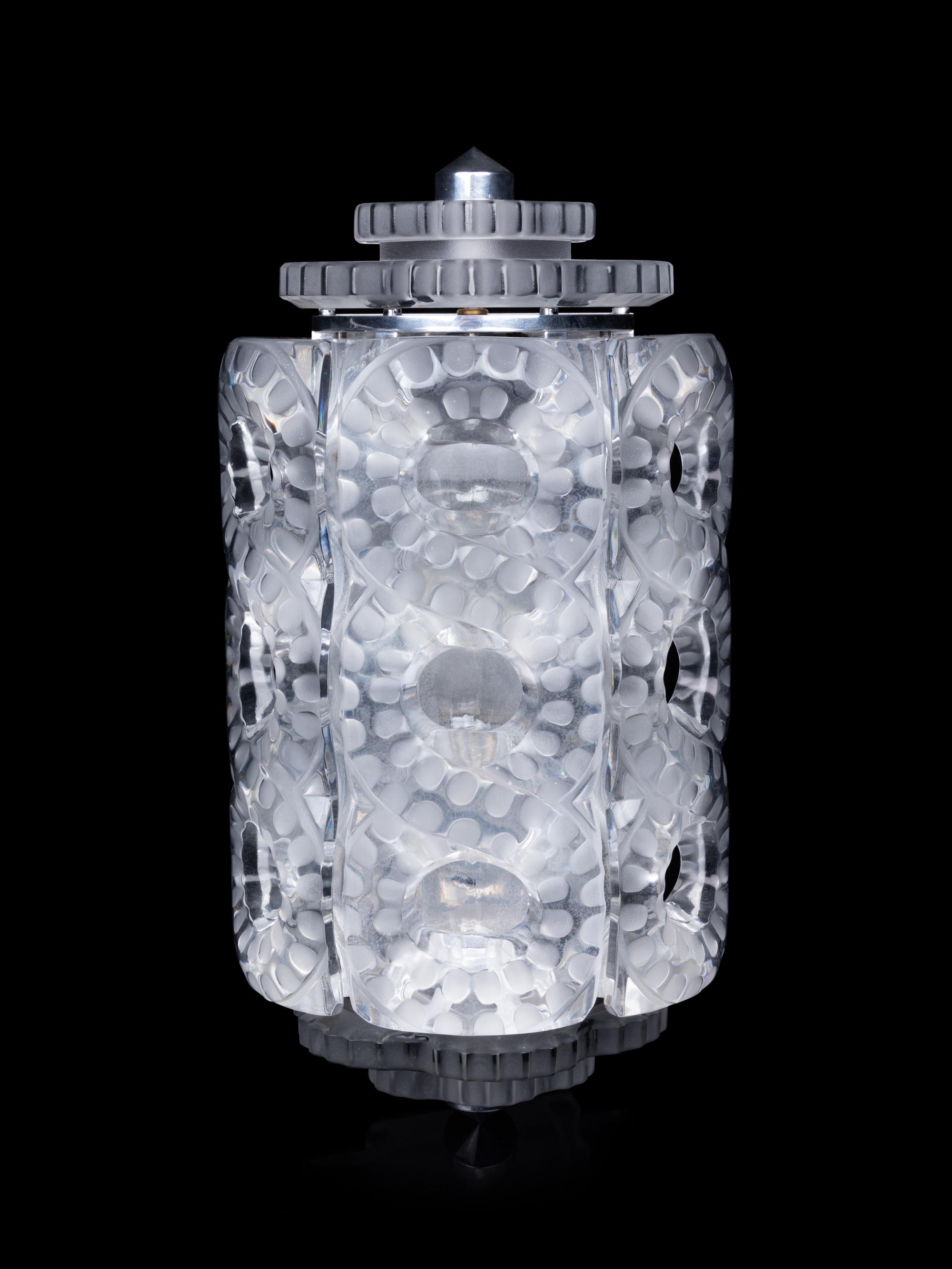 A Pair of Lalique Seville Wall Lights