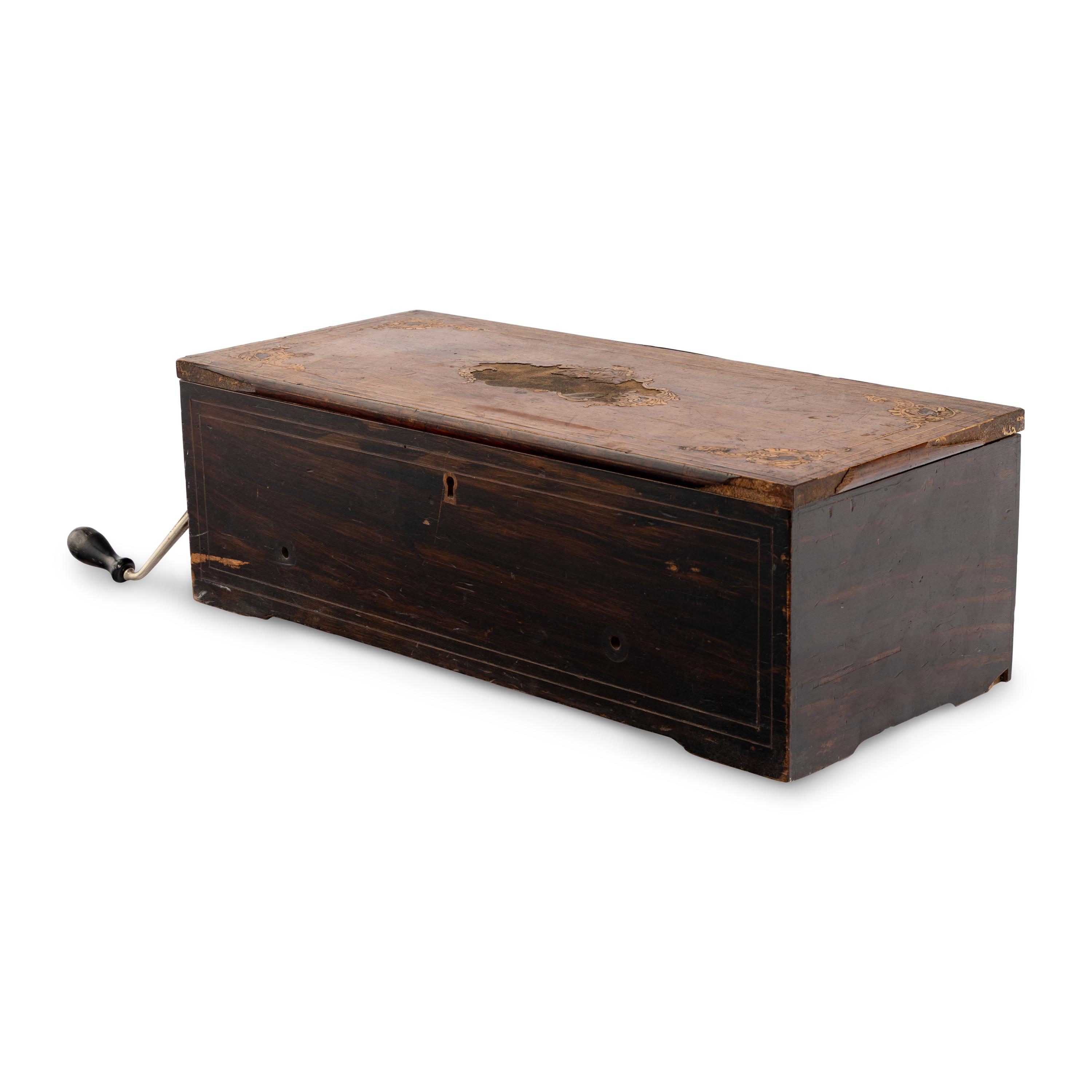 A Swiss Cylinder Music Box