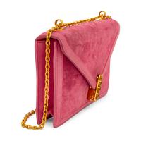 Hermès, Alcazar Bag in Pink Doblis Suede, 1986