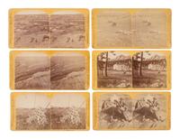 ILLINGWORTH, W.H. (1844-1893), photographer. A group of 37 stereoviews of George Custer's expedition to the Black Hills.