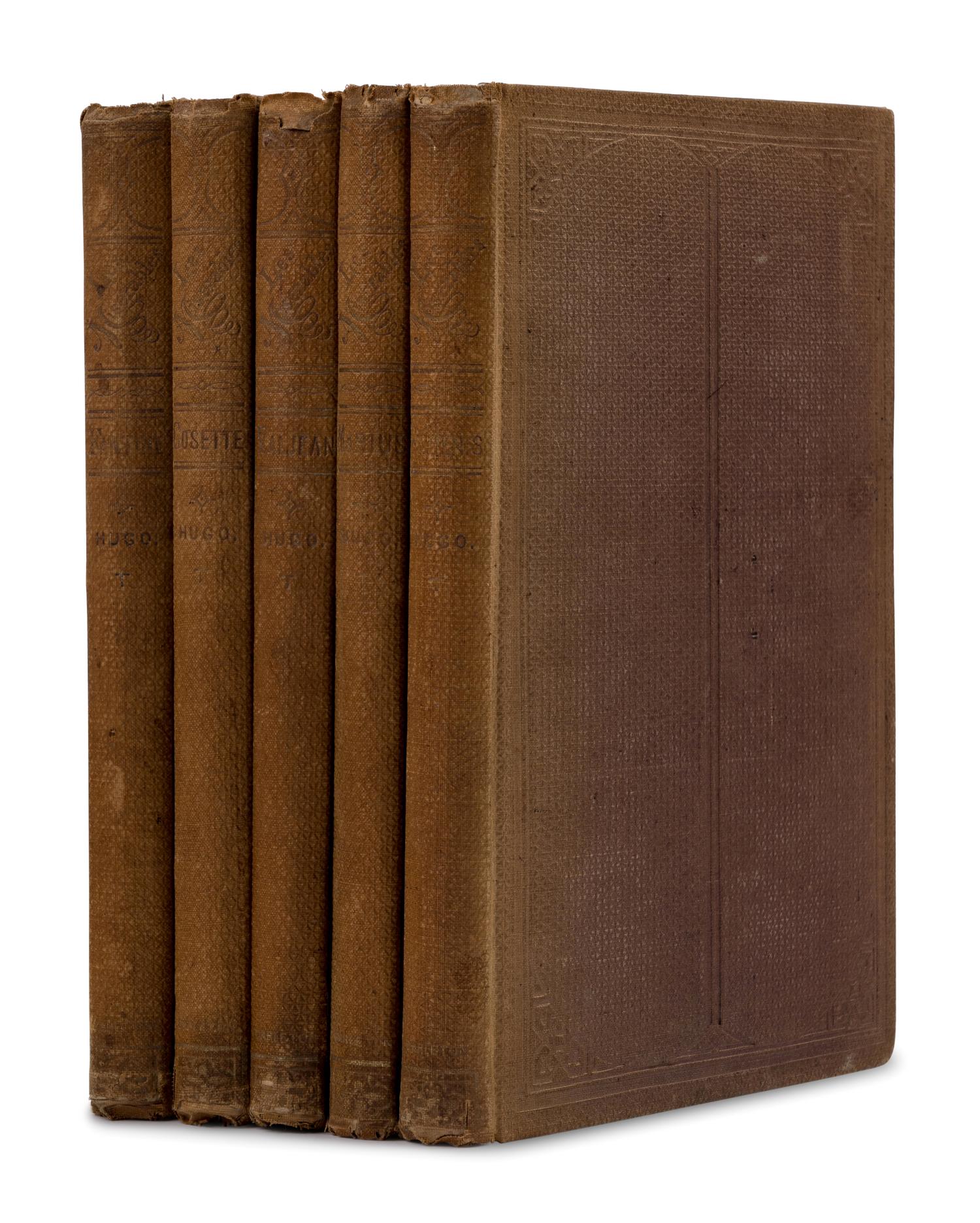HUGO, Victor (1802-1885). Les Misérables . New York: Carleton, 1862.