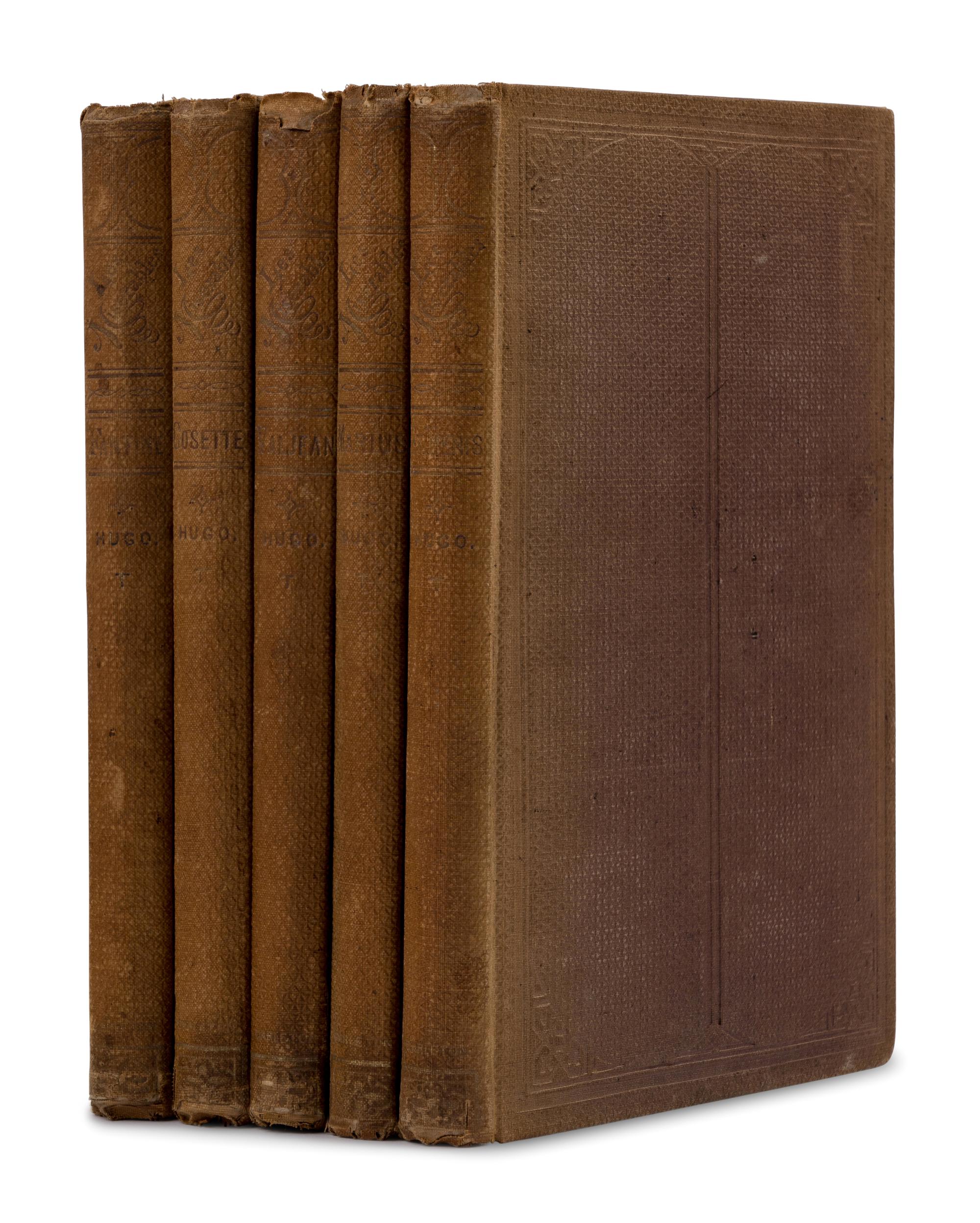 HUGO, Victor (1802-1885). Les Misérables . New York: Carleton, 1862.