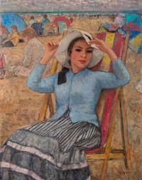 Sur la Plage à Deauville