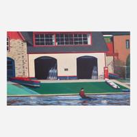 Joseph Sweeney (American, b. 1950) Early Spring Rowing
