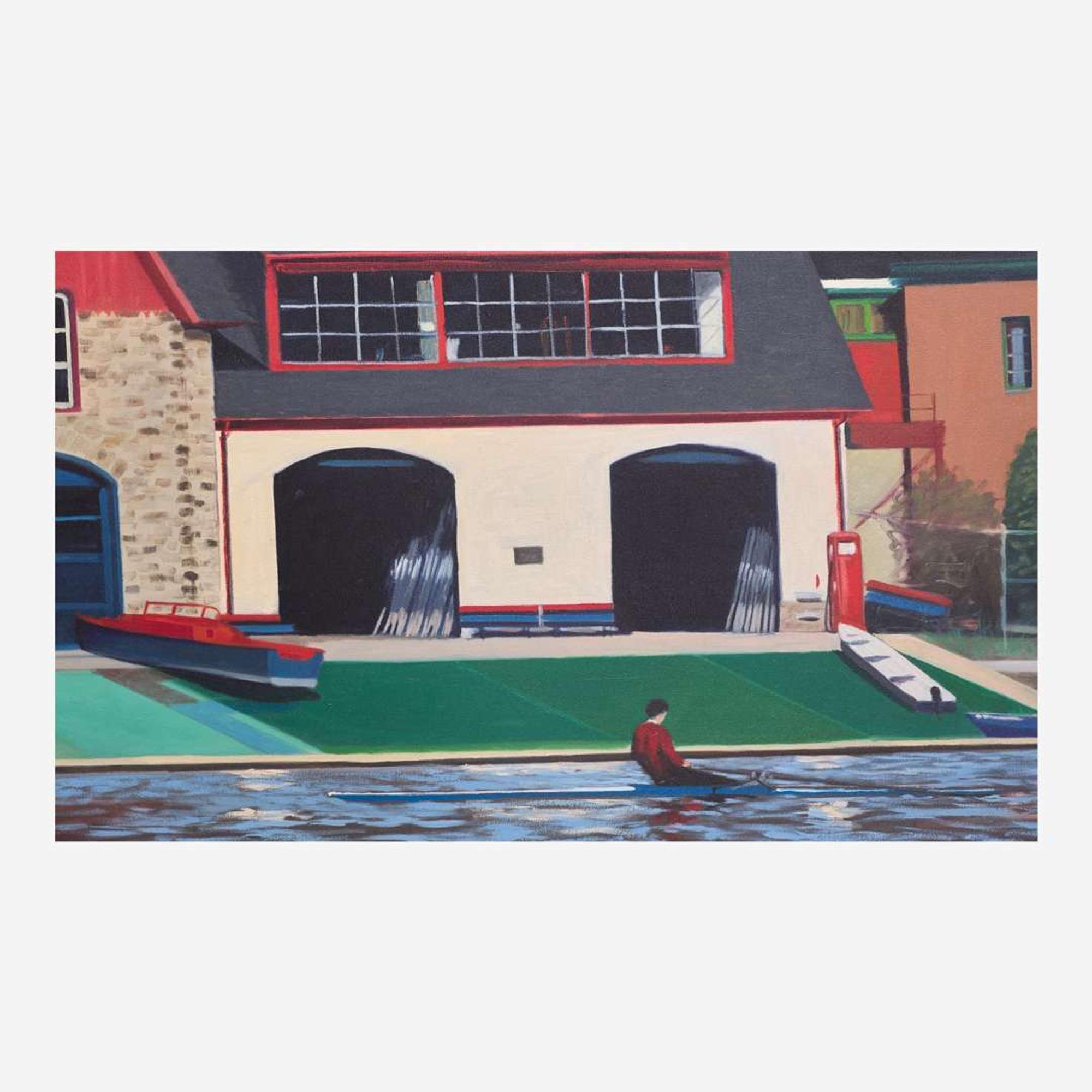 Joseph Sweeney (American, b. 1950) Early Spring Rowing