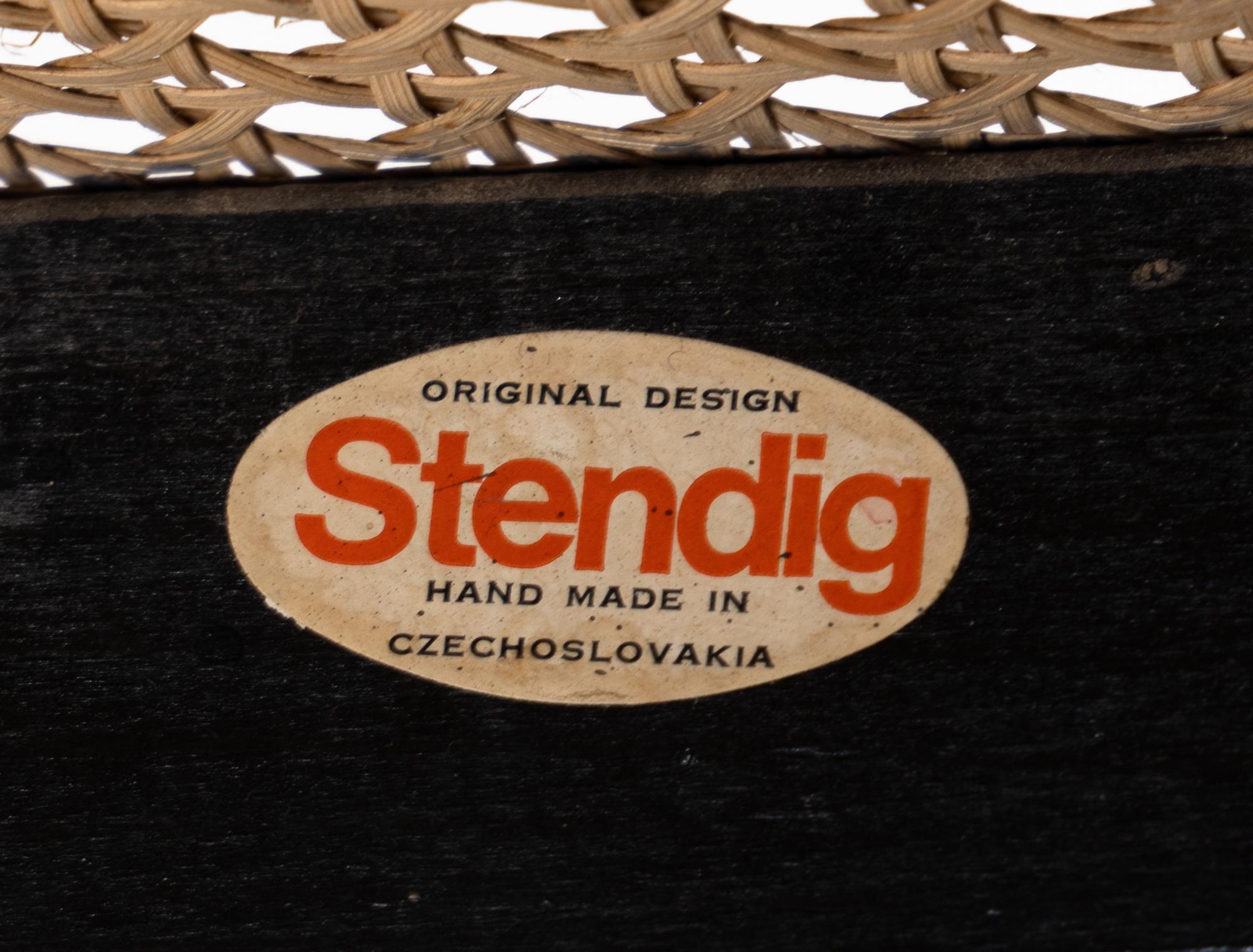 Set of Six Cafe Chairs Stendig, Czechoslovakia