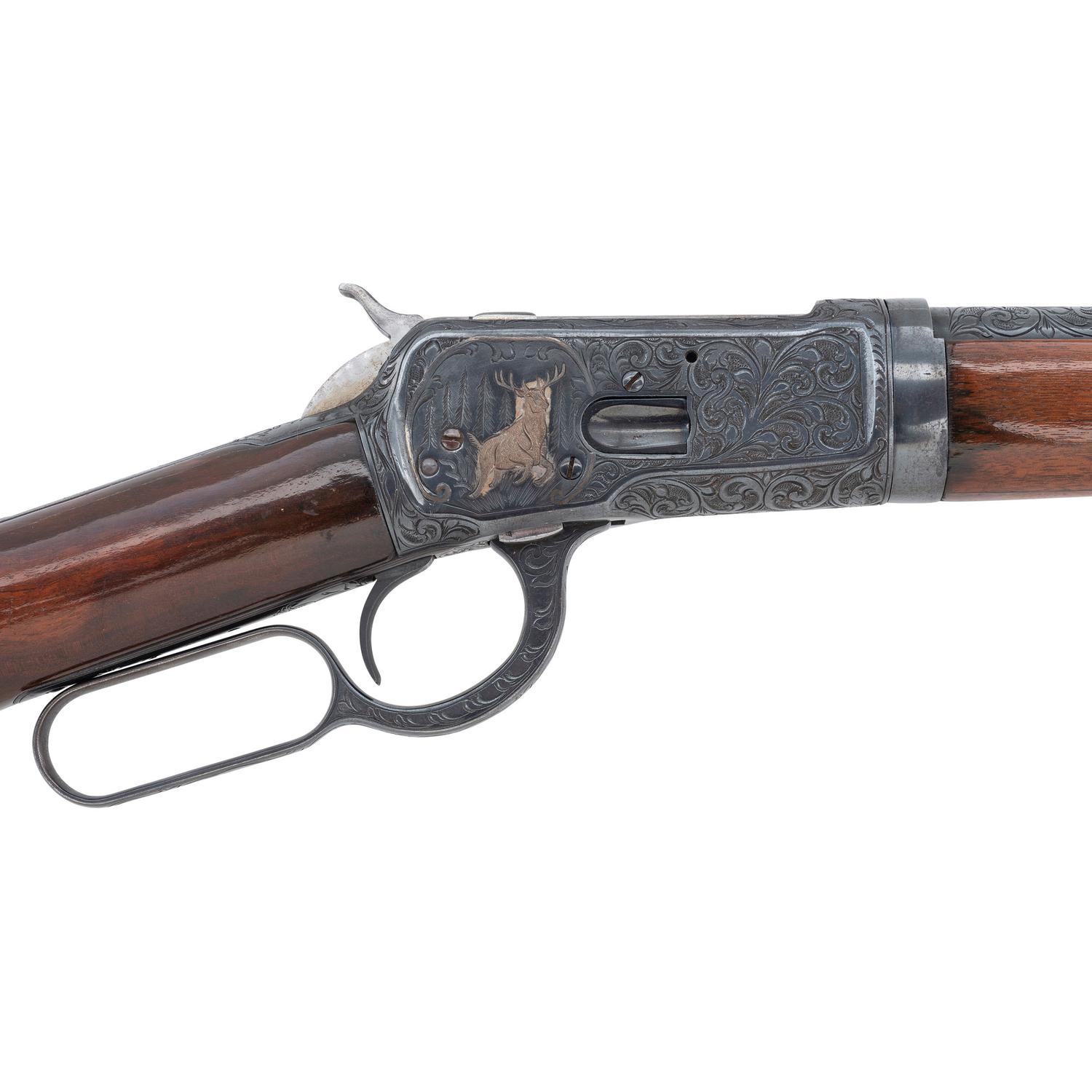 ** Aftermarket Engraved Winchester Model 1892 Rifle