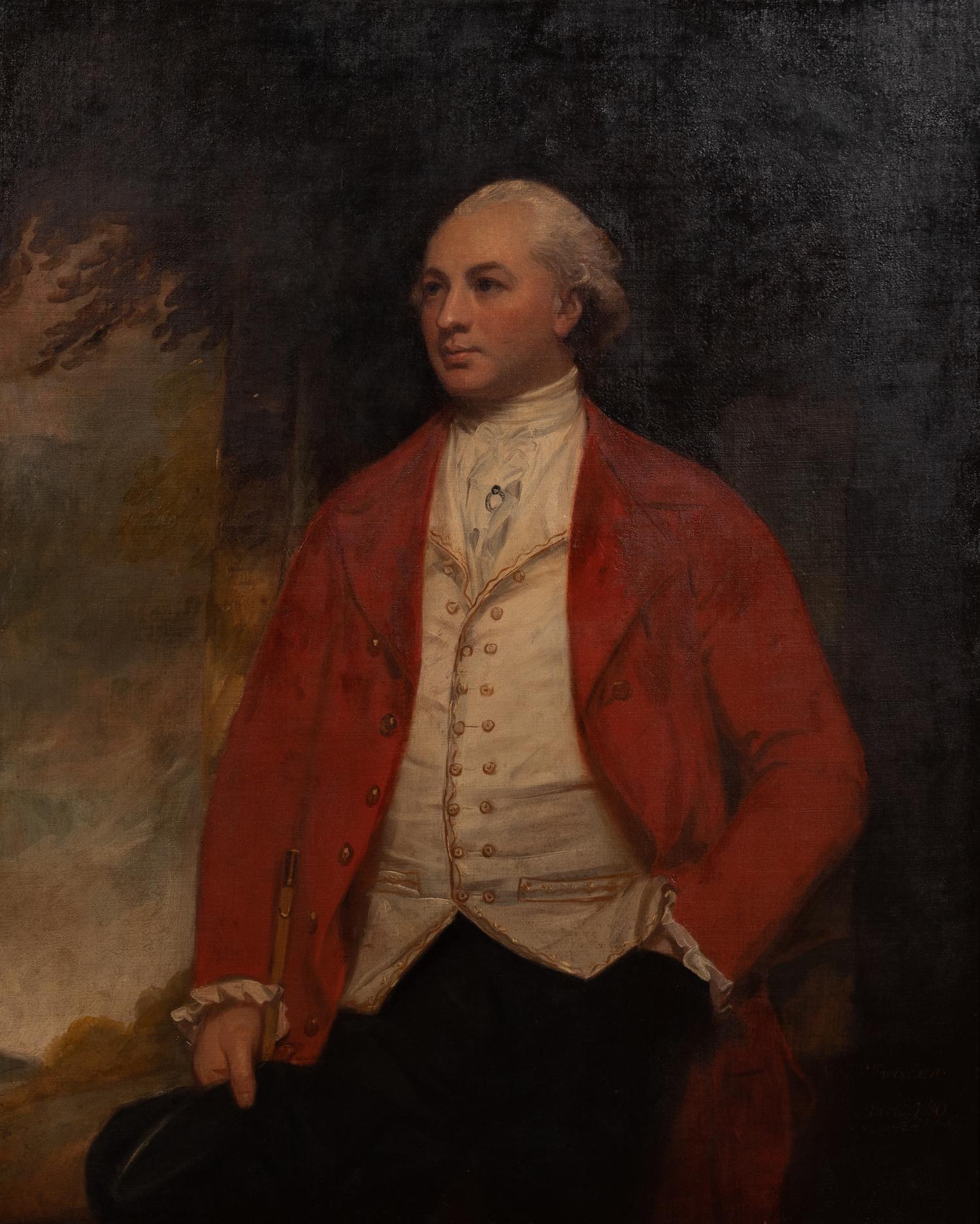 George Romney (British, 1734-1802) — Portrait of Sir John Papillon Twisden