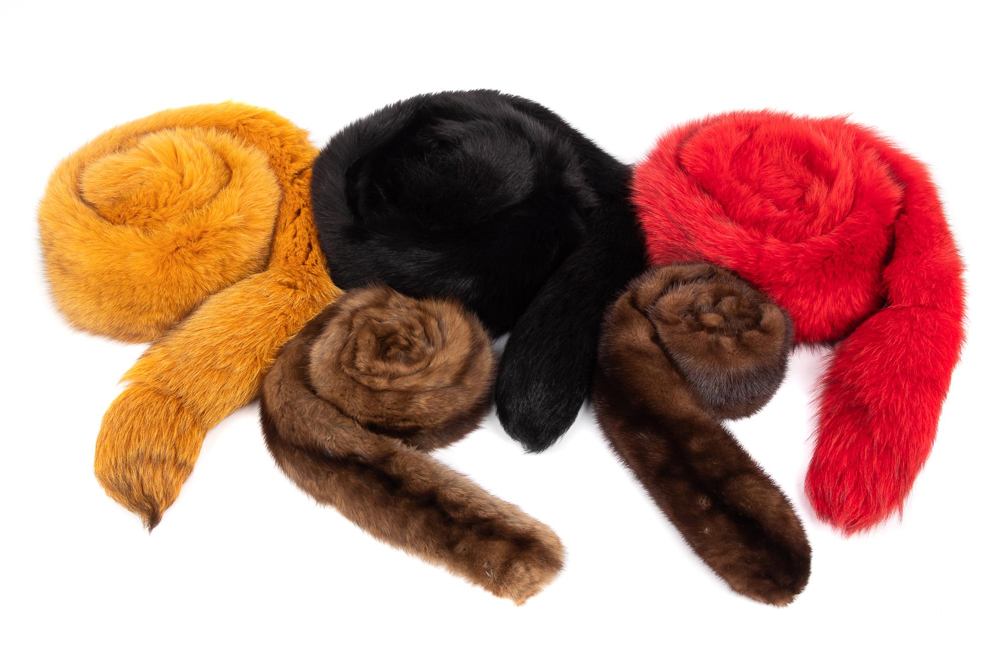 Collection of Fifteen Fur Accessories, 1970-90s