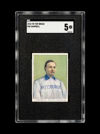 A 1910 Tip Top Bread Vin Campbell Baseball Card (SGC 5 EX)