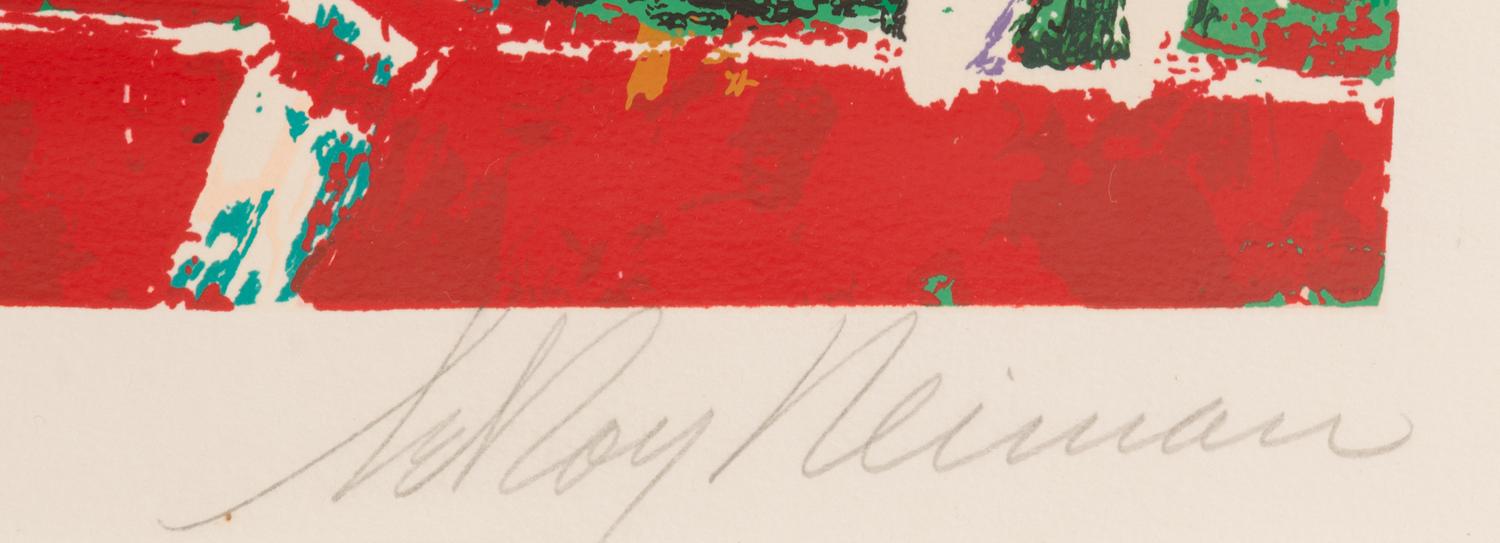 A 1989 San Francisco 49ers "Superplay" LeRoy Neiman Serigraph,