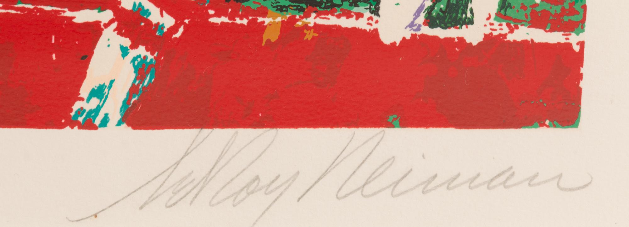 A 1989 San Francisco 49ers "Superplay" LeRoy Neiman Serigraph,