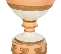A Pair of Italian Neoclassical Style Porcelain Lidded Urns — 19th/20th Century