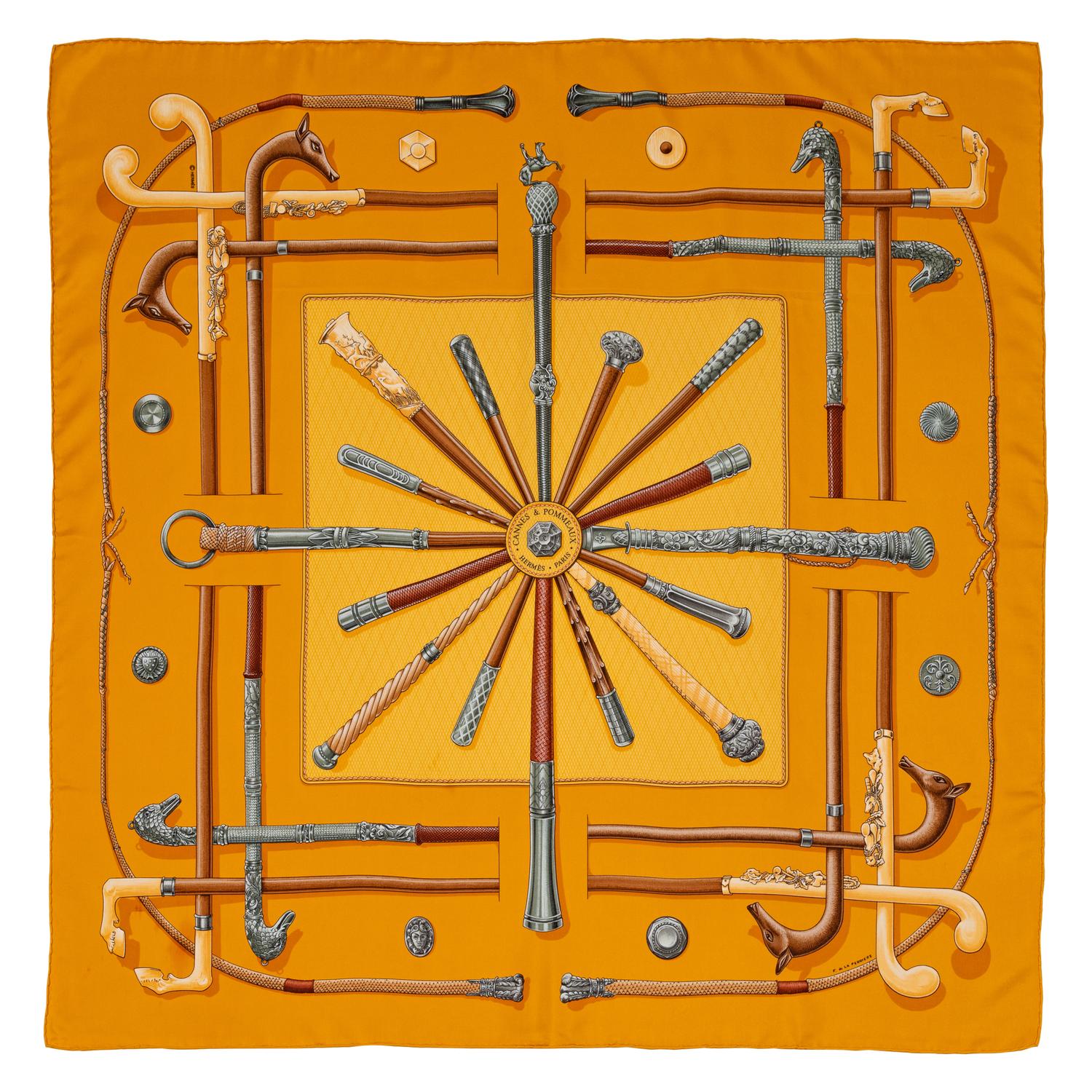 Hermès 90cm Silk Scarf