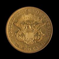 A United States 1852-O Liberty Head $20 Gold Coin