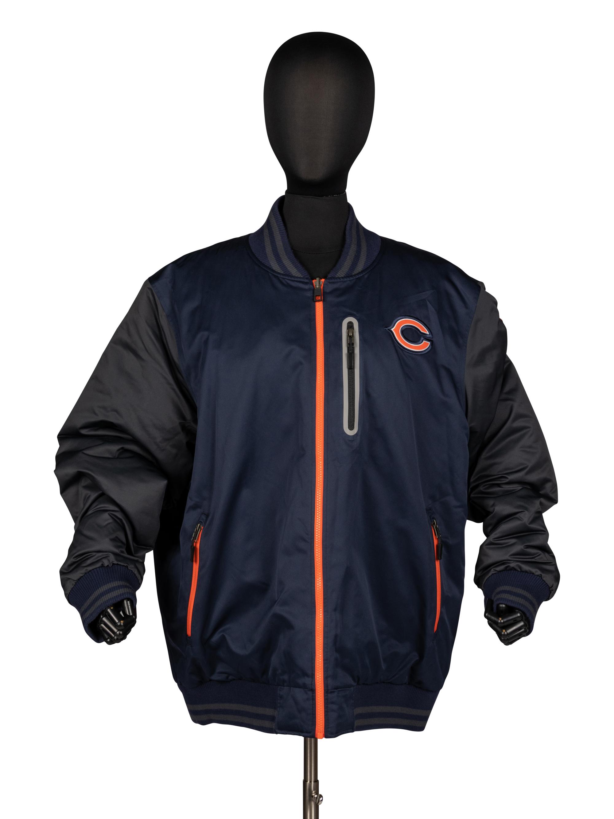 Mike Ditka's Personally Owned and Worn Chicago Bears Jacket and Knit Hat