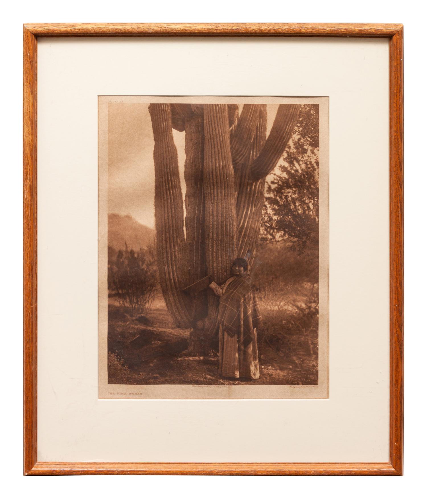 The Pima Woman , from Copyright Photograph 1907 by Edward S. Curtis