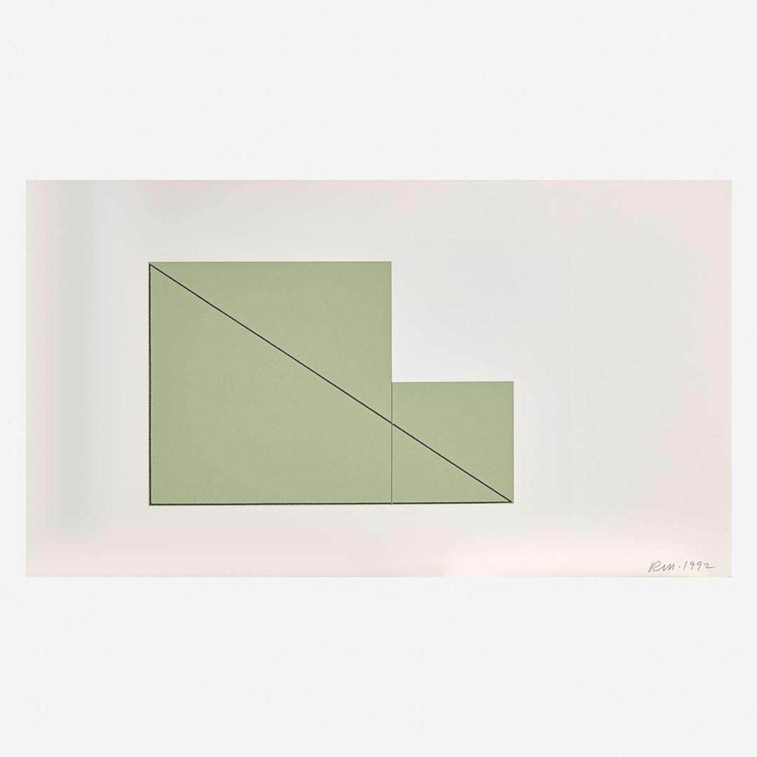 Robert Mangold (American, b. 1937) A Book of Silk Screen Prints: Multiple Panel Paintings, 1973-1976