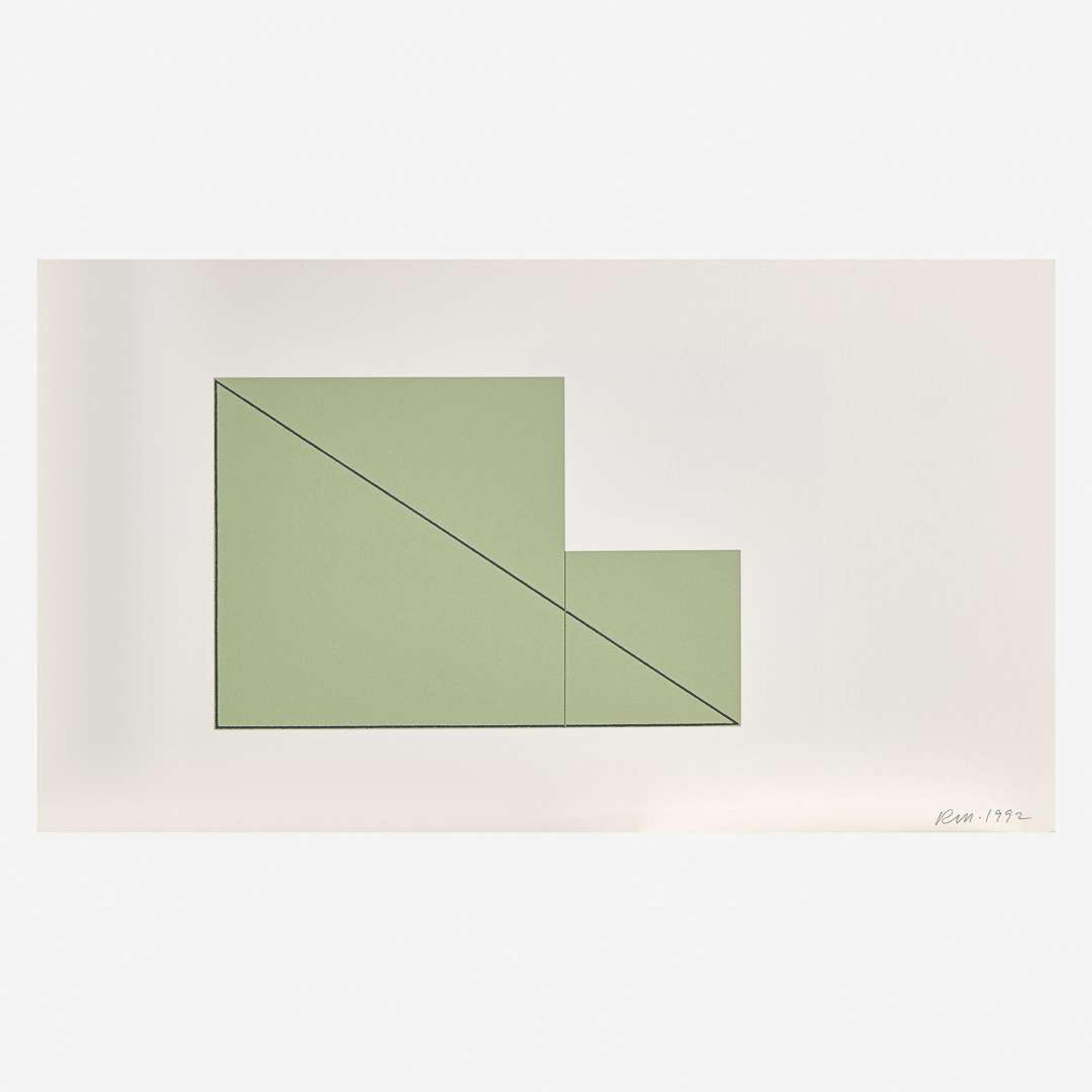 Robert Mangold (American, b. 1937) A Book of Silk Screen Prints: Multiple Panel Paintings, 1973-1976