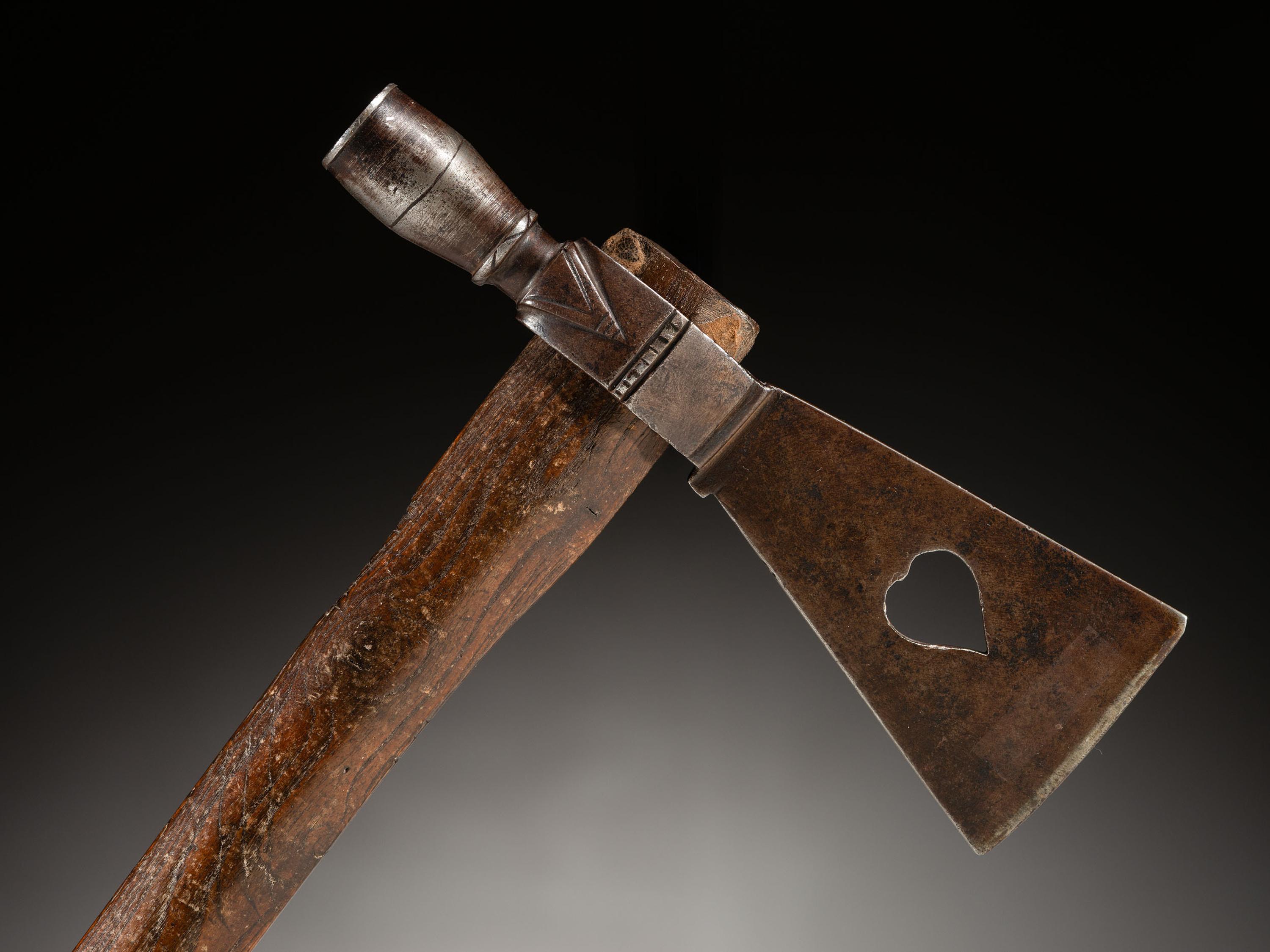 Plains Pipe Tomahawk, with Heart Cutout