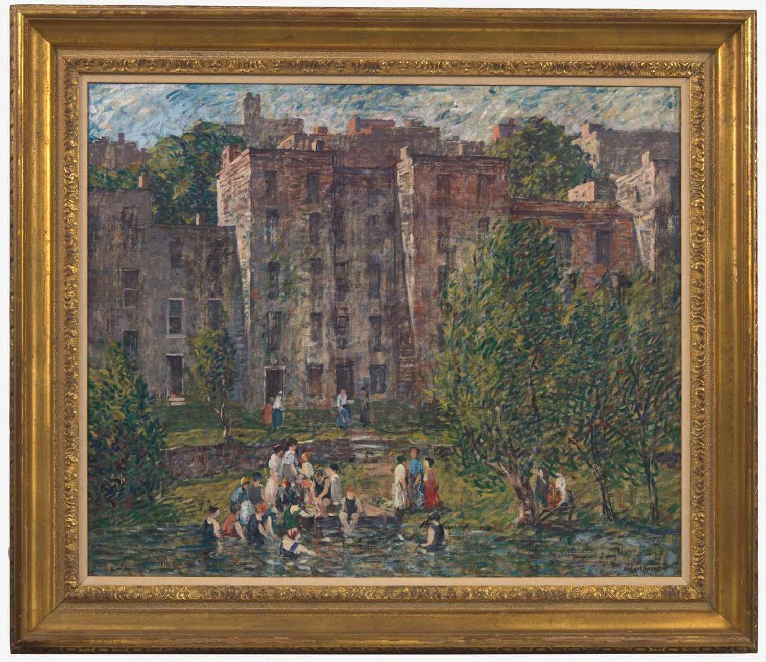 Robert Spencer (American, 1879-1931) - Swimming Hole