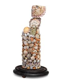 A Victorian Shell Encrusted Figure