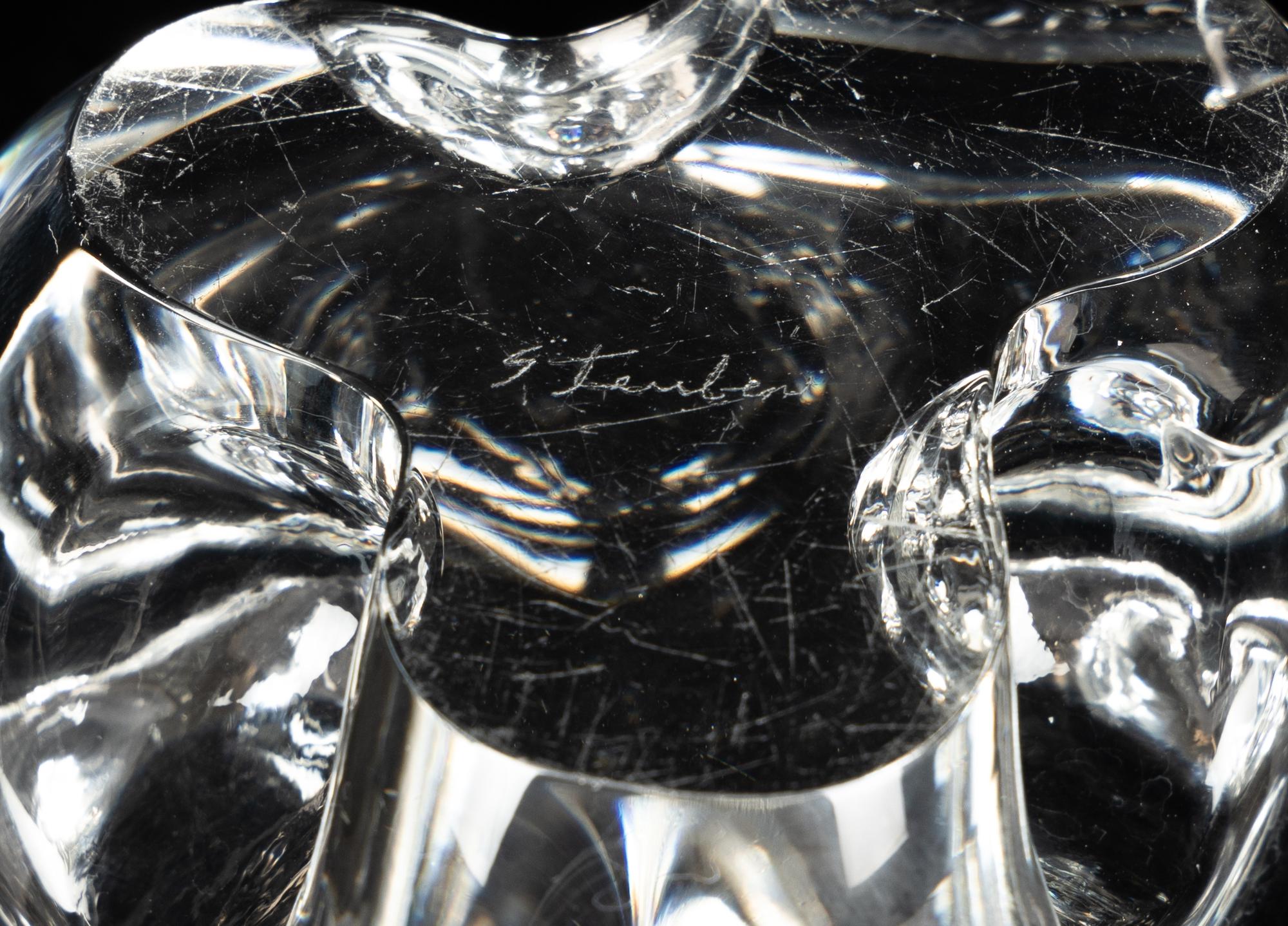 Three Steuben Cut Glass Articles