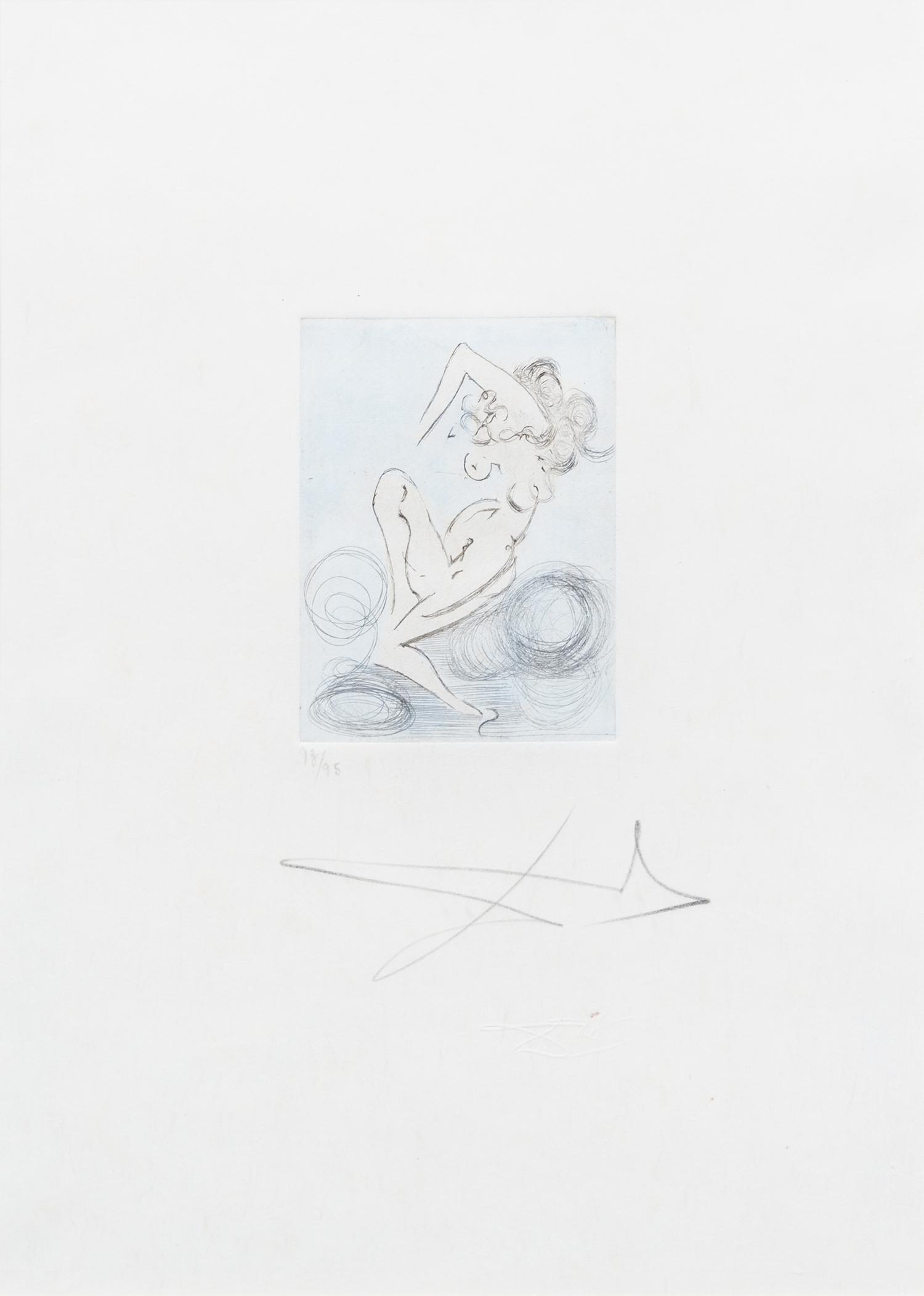 Salvador Dali, (Spanish, 1904-1989), Petites Nus, 1972 (a group of 7 color etchings from the portfolio of 8)