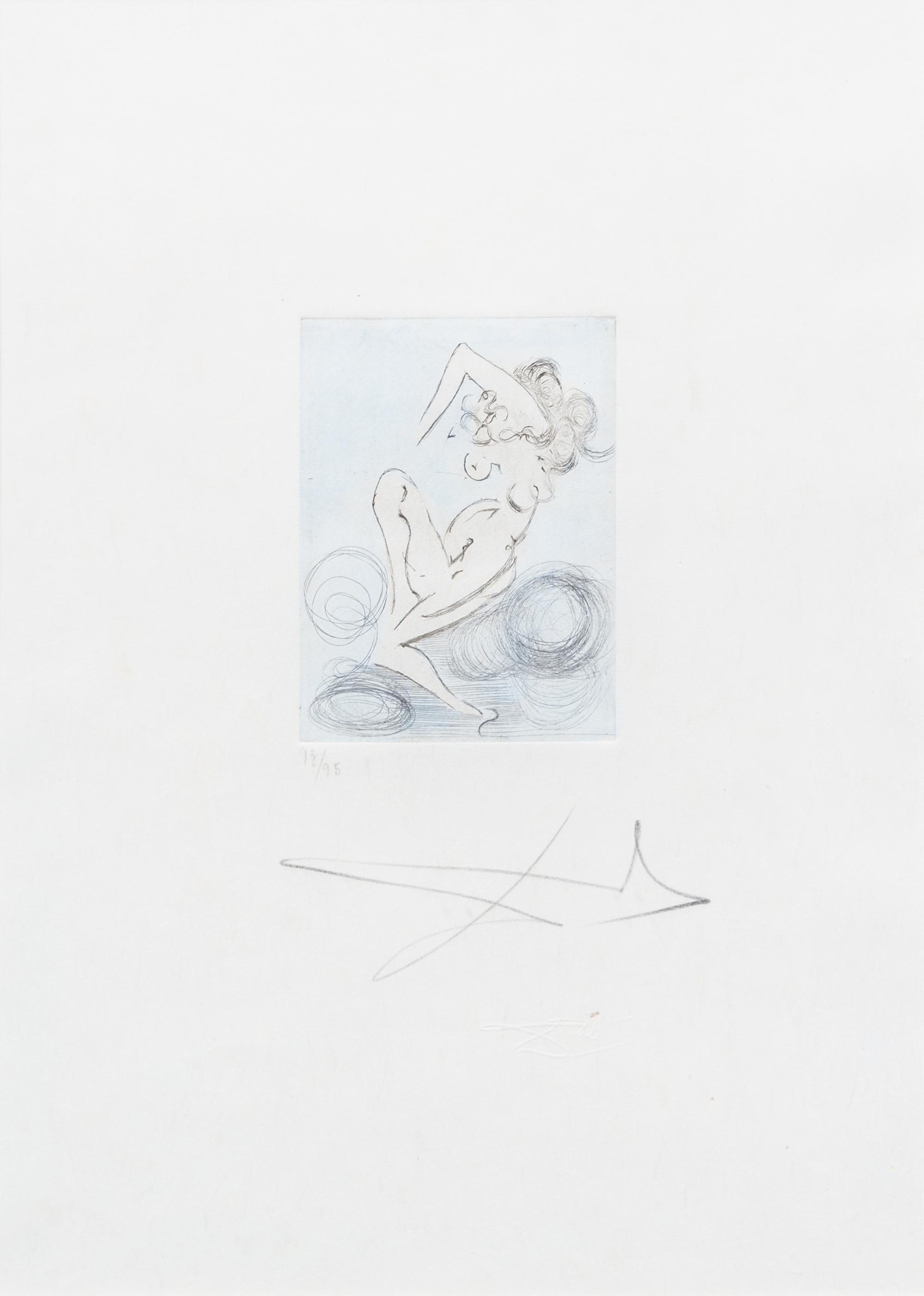 Salvador Dali, (Spanish, 1904-1989), Petites Nus, 1972 (a group of 7 color etchings from the portfolio of 8)