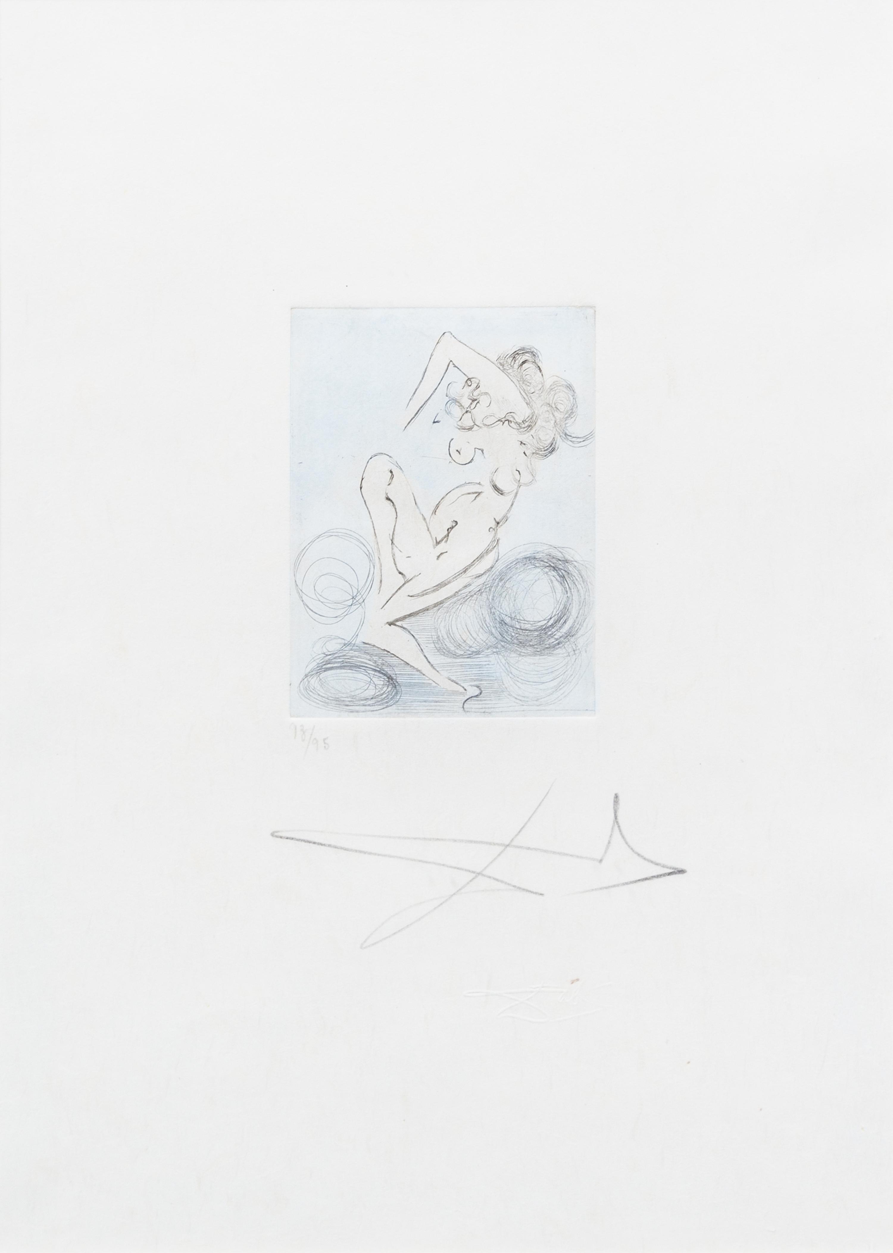 Salvador Dali, (Spanish, 1904-1989), Petites Nus, 1972 (a group of 7 color etchings from the portfolio of 8)