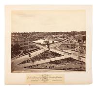 Fairs & Expositions A group of 2 albumen photographs of the Main Building at the Centennial International Exposition in Philadelphia, 1876.