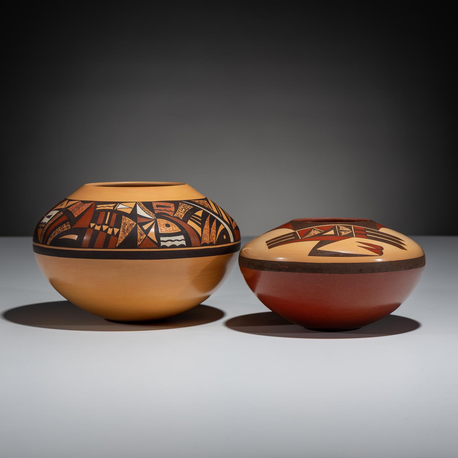 Polychrome Pottery Jars