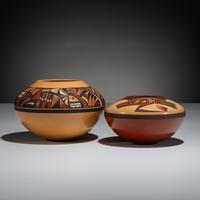 Polychrome Pottery Jars