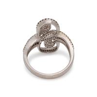 DIAMOND AND BLACK DIAMOND RING
