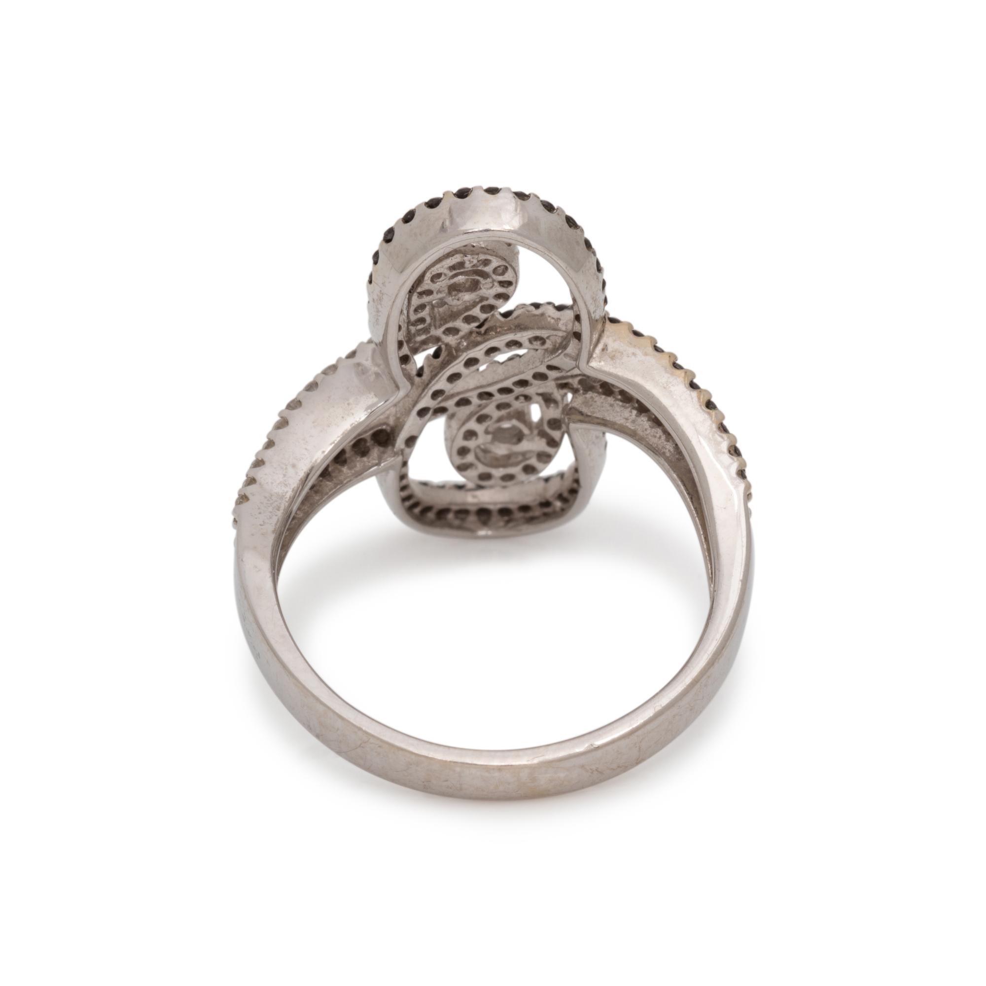 DIAMOND AND BLACK DIAMOND RING
