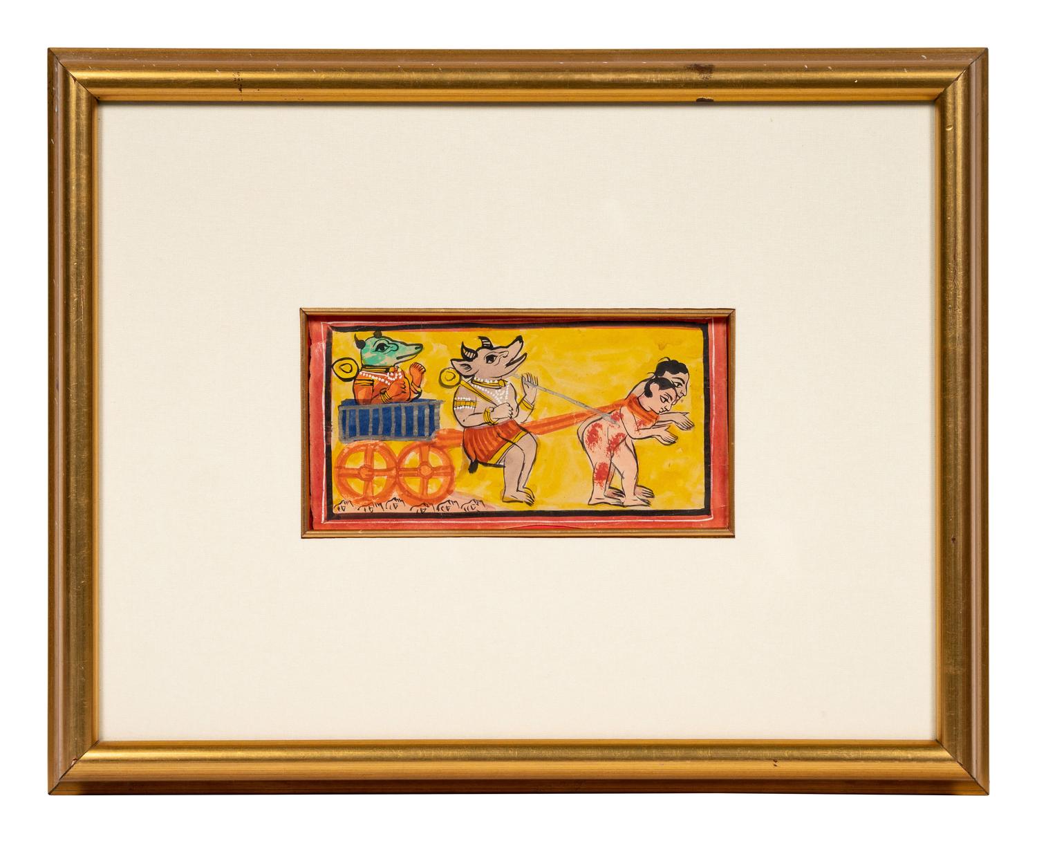 Two Framed Works on Paper