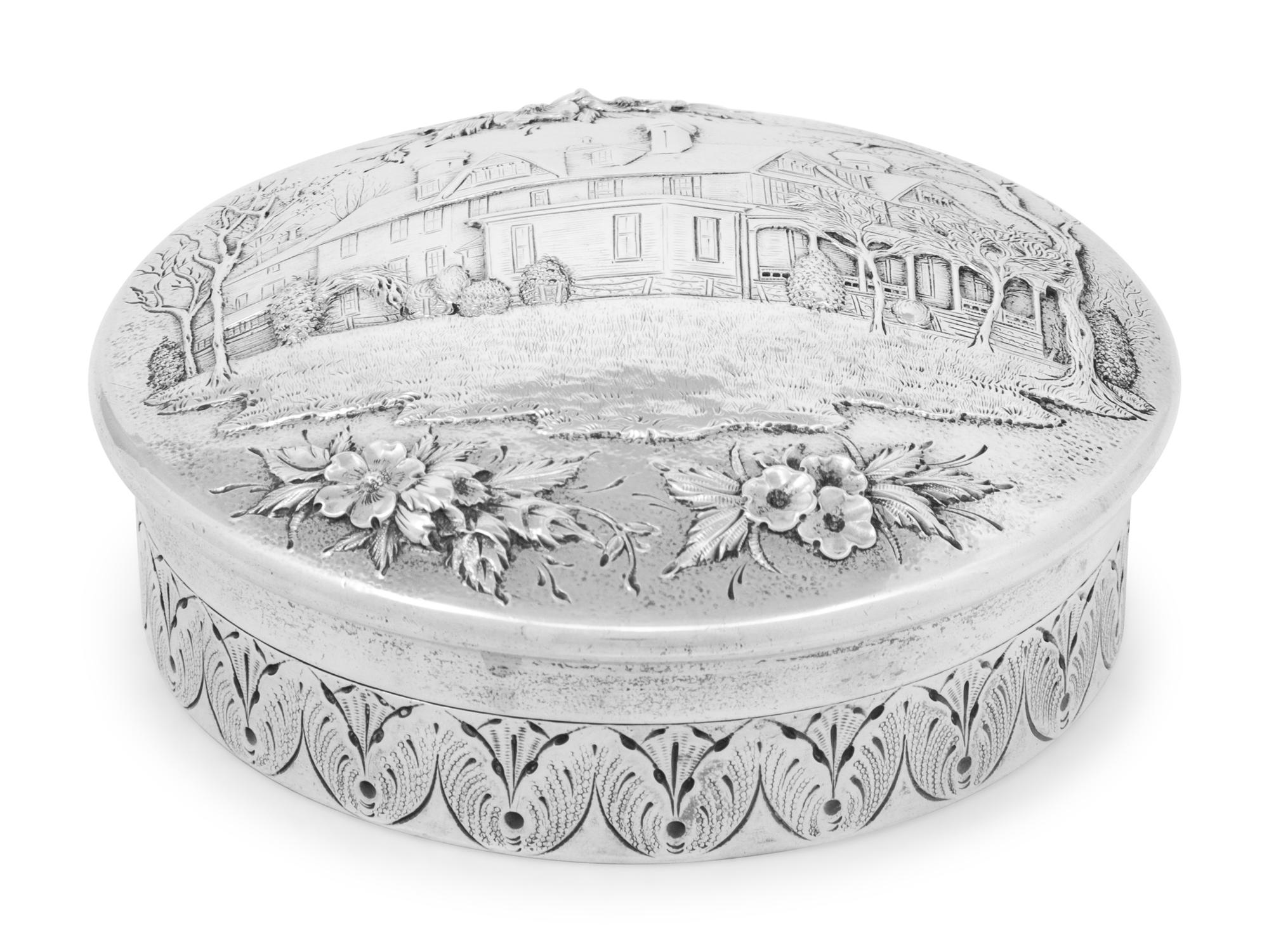 An S. Kirk & Son Silver Covered Box