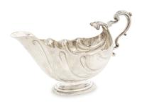 An Irish Silver Sauce Boat