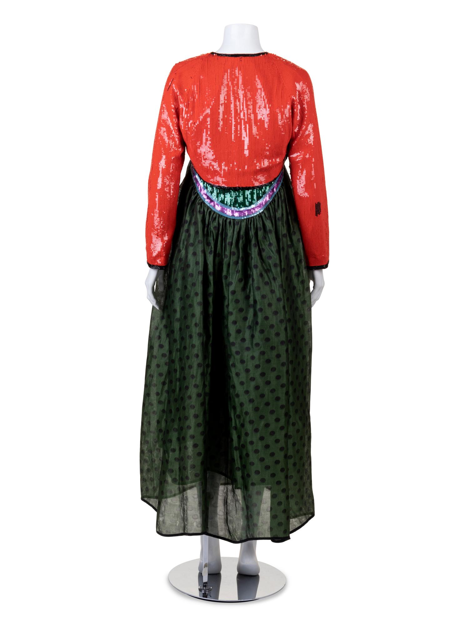 Geoffrey Beene Dress with Sequined Bolero, Fall 1988
