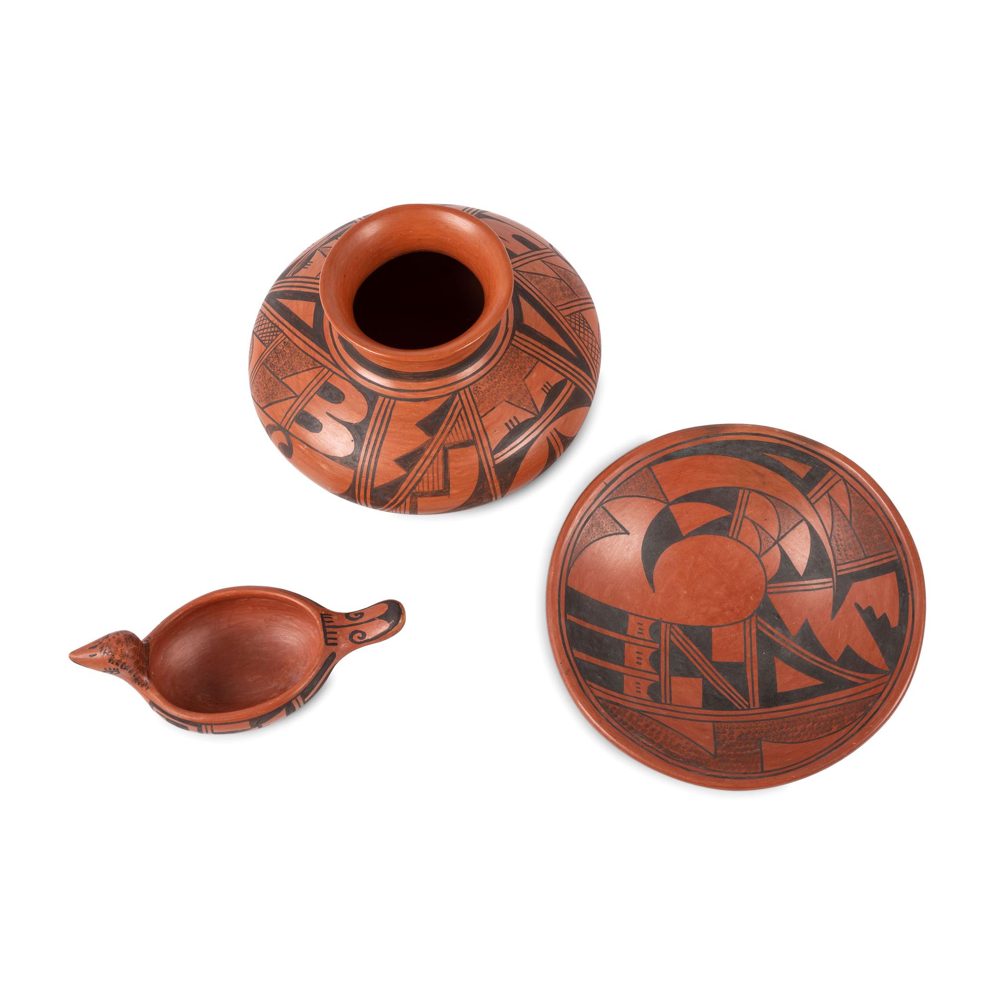 Group of Hopi Pottery Jars