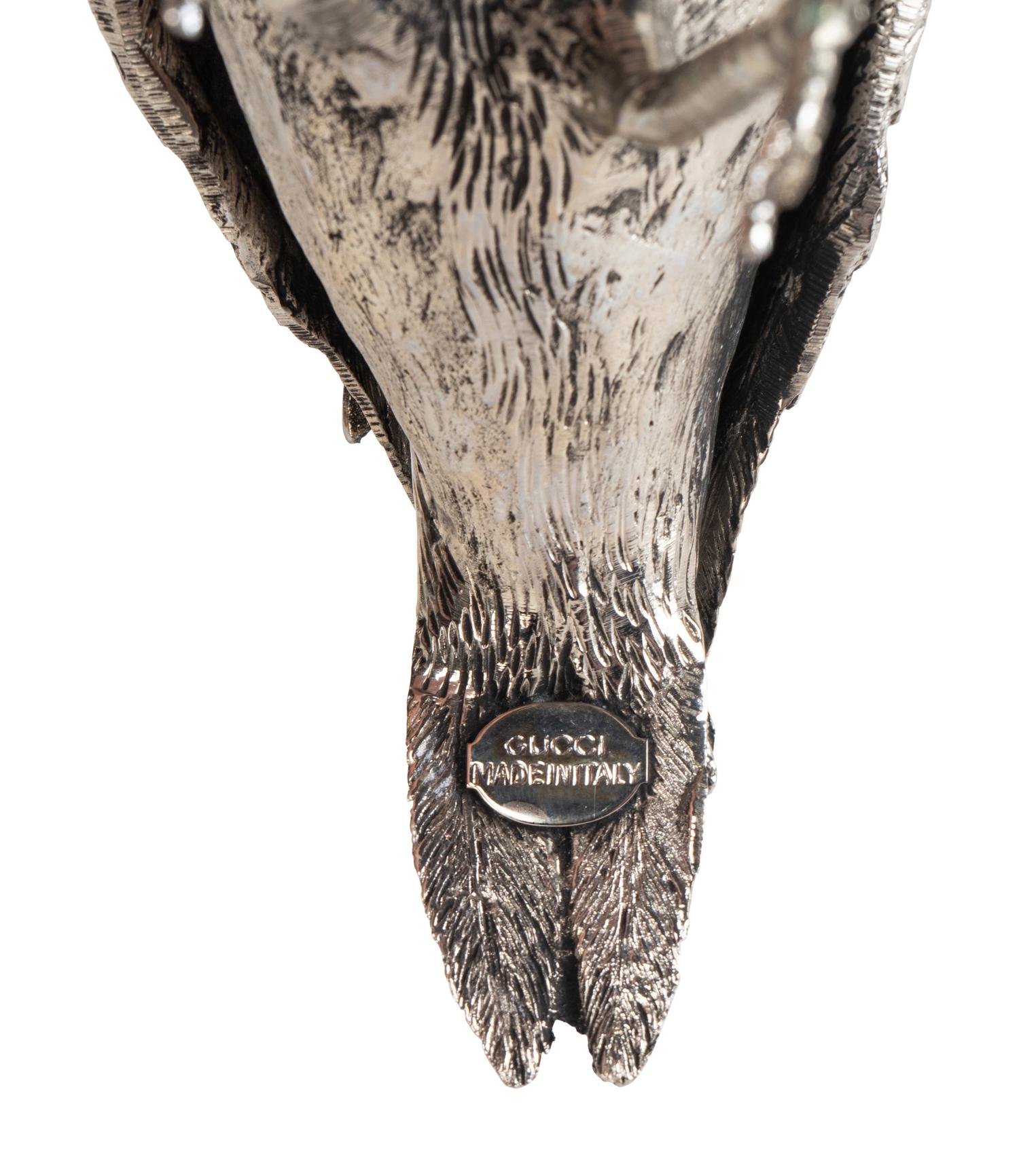 Three Italian Silvered Metal Partridges — 20TH CENTURY
