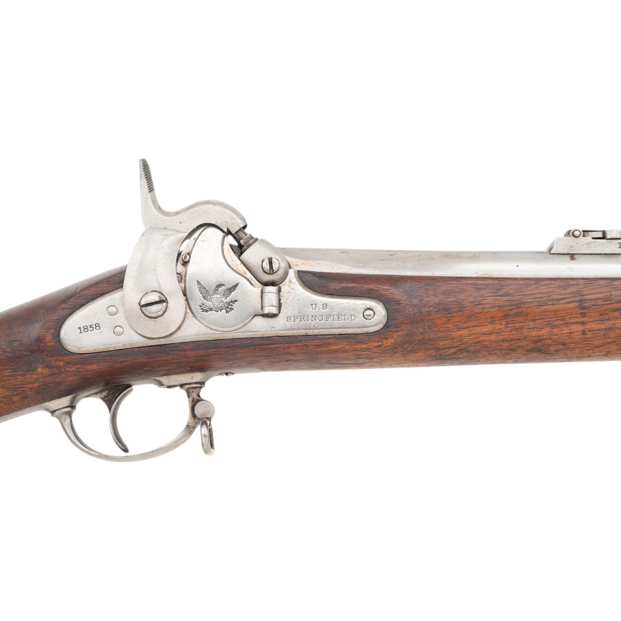 Springfield US Model 1855 Rifle Musket Dated 1858