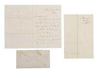 [LITERATURE]. LONGFELLOW, Henry Wadsworth. ALS with cover. [ With: ] ALS from Lord Panmore.