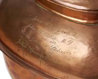 A Copper Kettle of Stokes Family Interest