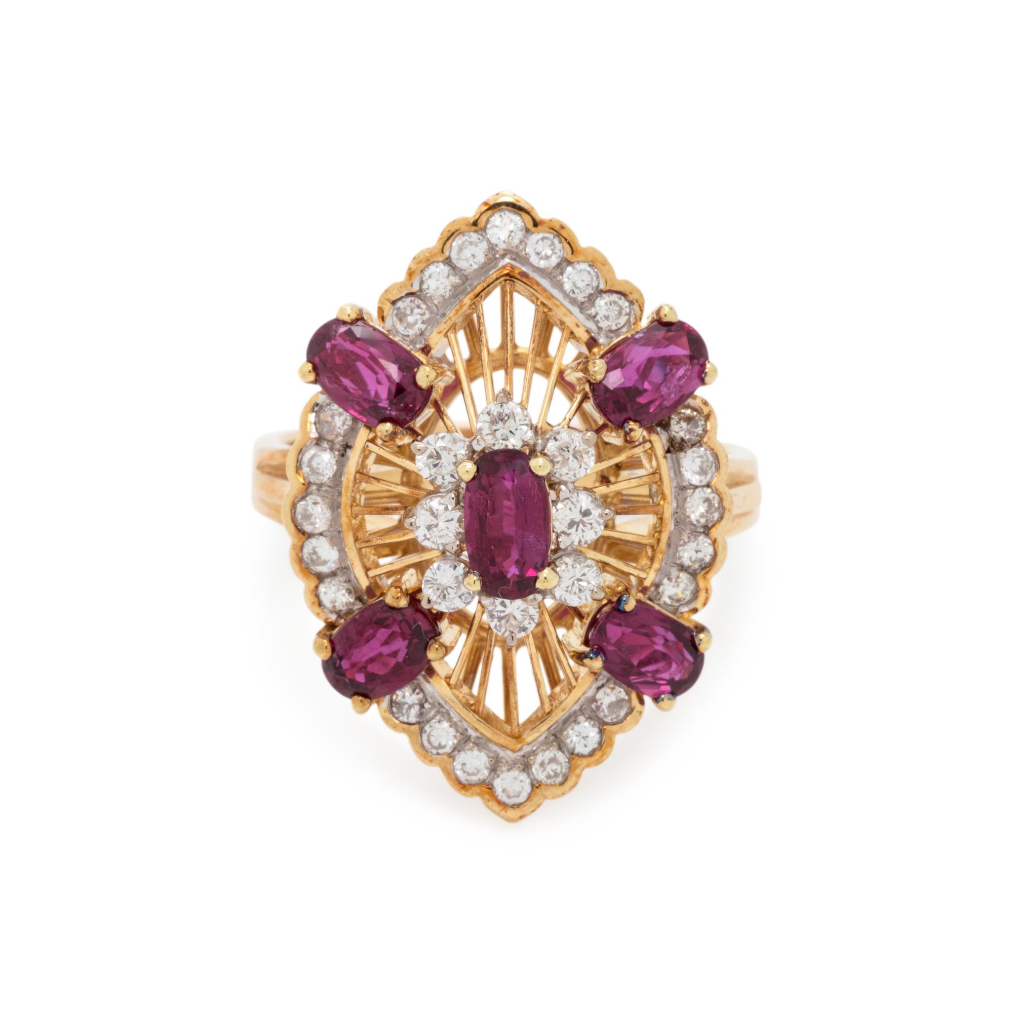 RUBY AND DIAMOND RING