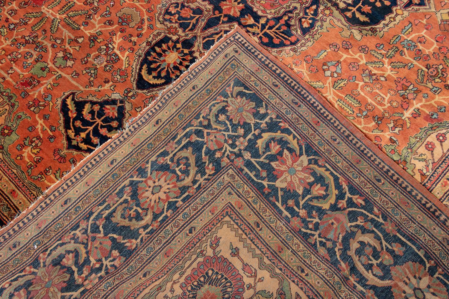 A Feraghan Sarouk Wool Rug